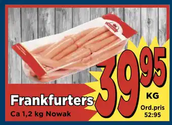 Supergrossen Frankfurters erbjuda