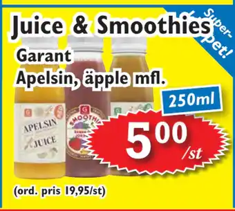 T-jarlen Juice & Smoothies erbjuda