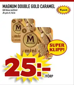 Nya Pulsen MAGNUM DOUBLE GOLD CARAMEL erbjuda