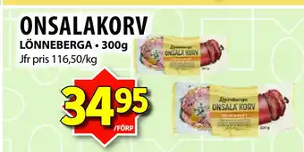 Matvärlden Tensta ONSALAKORV erbjuda