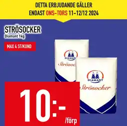 Matdax STRÖSOCKER erbjuda
