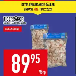 Matdax TIGERRÄKOR erbjuda