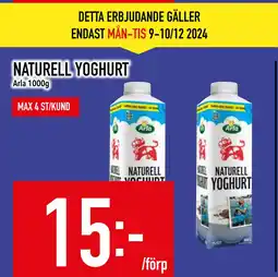Matdax NATURELL YOGHURT erbjuda
