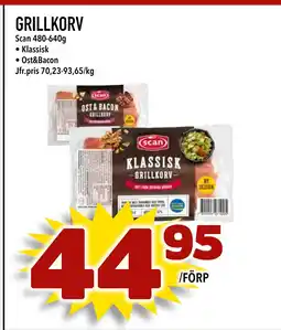 Bonum Matmarknad GRILLKORV erbjuda