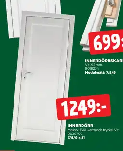 Jem&Fix INNERDÖRR erbjuda