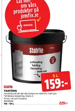 Jem&Fix TAKFÄRG erbjuda