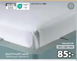 JYSK BOLETTE SLÄTT LAKAN erbjuda