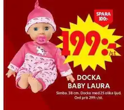 ICA Maxi Docka baby laura erbjuda