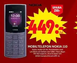 ICA Maxi Mobiltelefon nokia 110 erbjuda