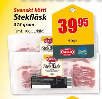 Extra Mjällby Stormarknad Svenskt kött! Stekfläsk erbjuda