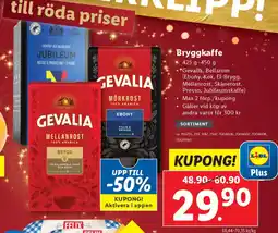 Lidl GEVALIA Bryggkaffe erbjuda