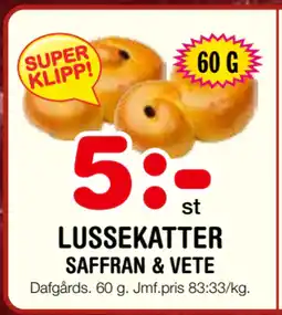 Nya Pulsen LUSSEKATTER erbjuda