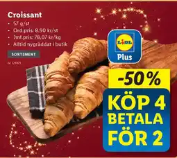 Lidl Croissant erbjuda