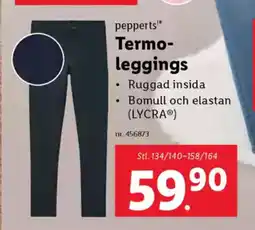 Lidl PEPPERTS Termo- leggings erbjuda