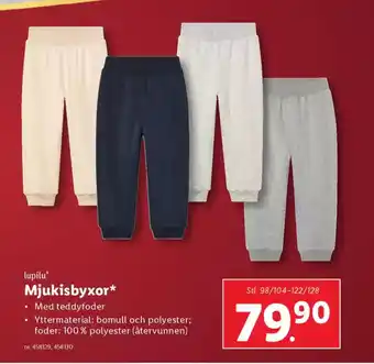 Lidl LUPILU Mjukisbyxor erbjuda