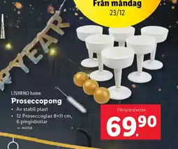 Lidl LIVARNO HOME Proseccopong erbjuda