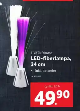 Lidl LIVARNO HOME LED-fiberlampa, erbjuda