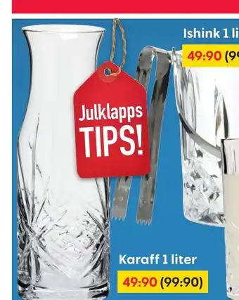 Rusta Karaff 1 liter erbjuda