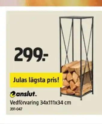 Jula Vedförvaring erbjuda