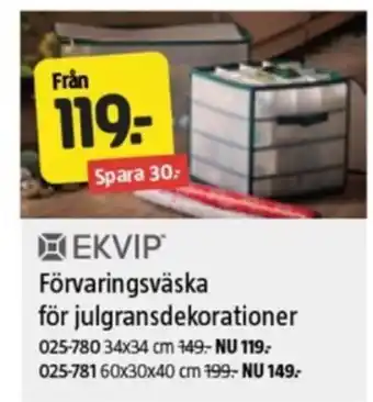 Jula Förvaringsväska för julgransdekorationer erbjuda