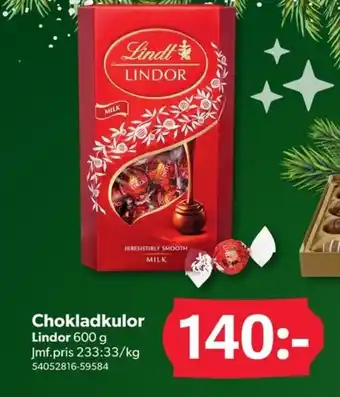 DollarStore LINDT Chokladkulor erbjuda