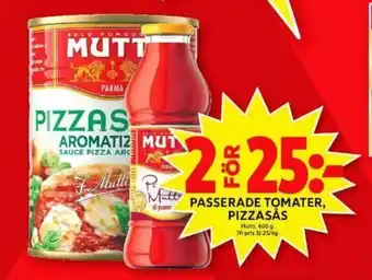 ICA Maxi Mutti Passerade Tomater, Pizzasås 400g erbjuda