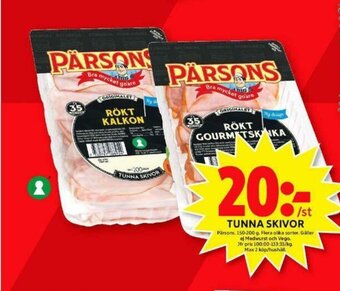 ICA Maxi Pärsons Tunna Skivor 150-200g erbjuda