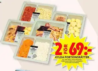 ICA Maxi ICA Kylda Portionsrätter 300-400g erbjuda