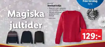 Lidl Stickad tröja erbjuda