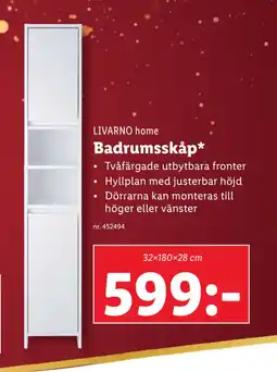 Lidl Badrumsskåp erbjuda