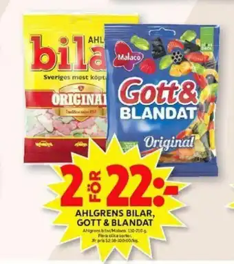 Ahlgrens bilar, Gott & Blandat 110-210g