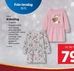 Lidl Klänning erbjuda