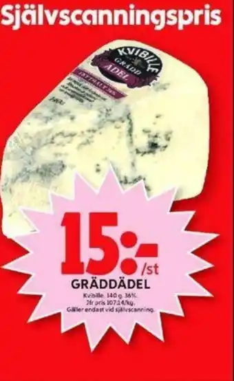 Kvibille Gräddädel 140g