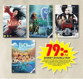 ICA Maxi Disney DVD/Blu-Ray erbjuda