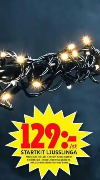 Startkit Ljusslinga 40 Led