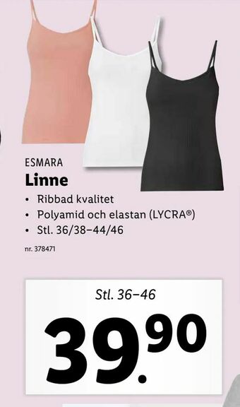 Lidl Linne erbjuda