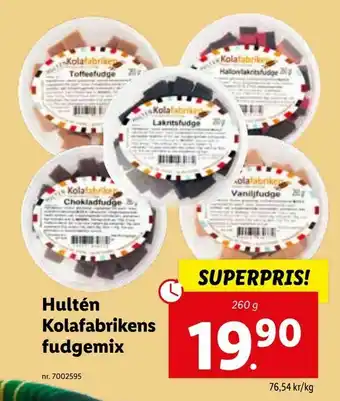 Hultén Kolafabrikens fudgemix