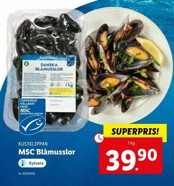 Lidl MSC Blåmusslor erbjuda