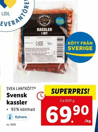 Lidl Svensk kassler erbjuda