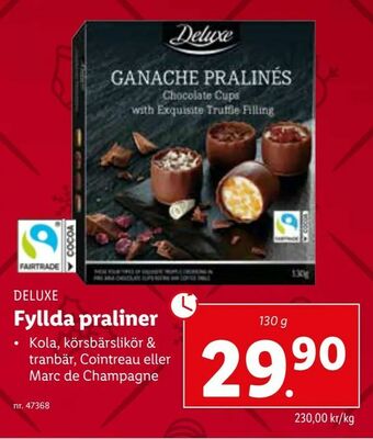 Lidl Fyllda praliner erbjuda
