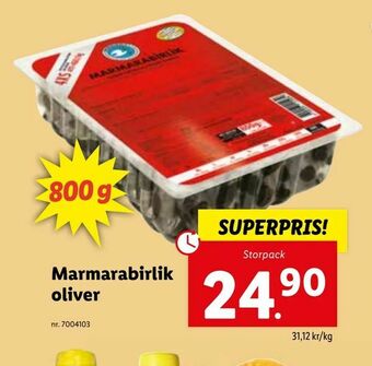 Lidl Marmarabirlik oliver erbjuda