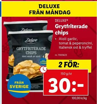 Lidl Grytfriterade chips erbjuda