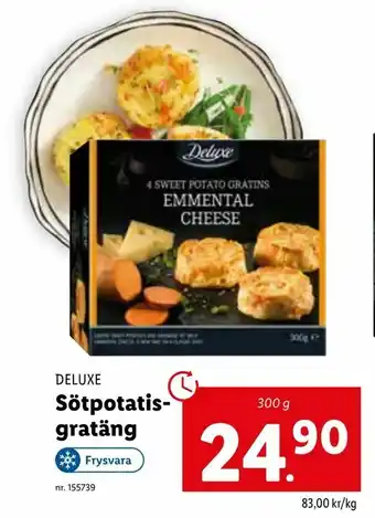 Lidl Sötpotatis gratäng erbjuda