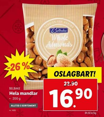 Lidl Hela mandlar erbjuda