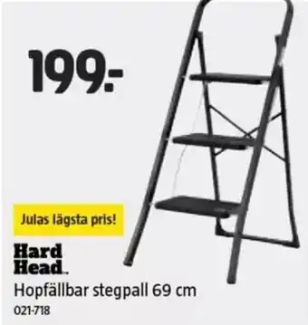 Jula HARD HEAD Hopfällbar stegpall erbjuda