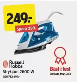 Jula RUSSELL HOBBS Strykjärn 2600 W erbjuda