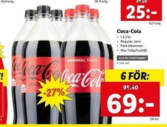 Lidl Coca-Cola erbjuda