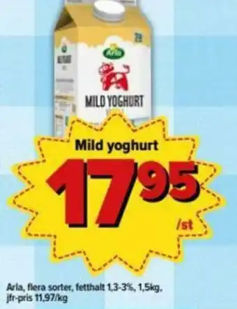 Arla Flera Sorter, Fetthalt 1,5kg