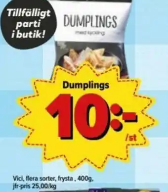 Östenssons Vici, Flera Sorter, Frysta 400g erbjuda