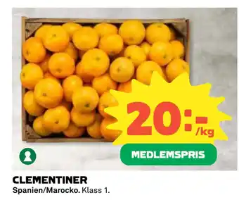 Coop CLEMENTINER erbjuda